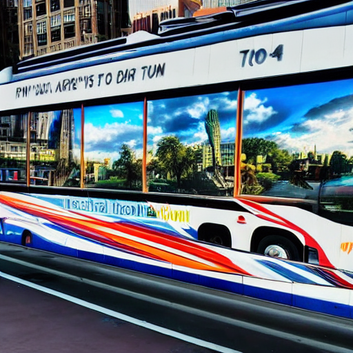 279_a bus with a view of a lot of traffic and the back of another bus with a billboard on the back end.png